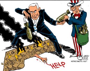 Netanyahu bombardea a Gaza
